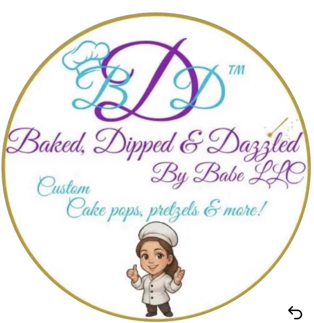 Baked, Dipped & Dazzled by Babe LLC logo